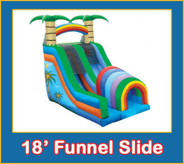18' Double Funnel Dry Slide