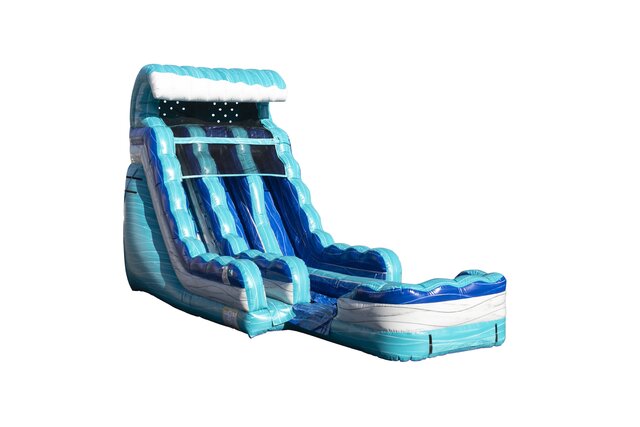 20' Blue Lagoon Dual Lane Slide