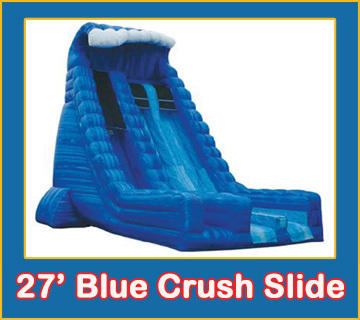   27' Blue Crush Dry 2 Lane Slide