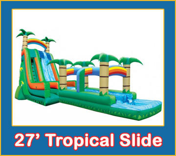 27' Tropical Falls 'N' Splash Slide
