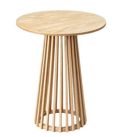 Cocktail Table - Hunter Round - Ash Wood Frame - Ash Wood Top