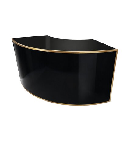 Bar - Ringling 1/4 Curve - Gold Frame - Black Top