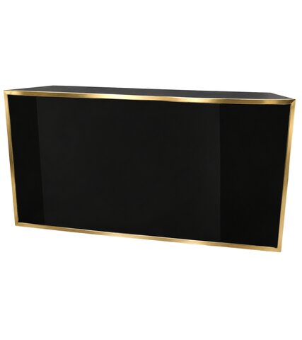 Bar - Ringling 6FT Straight - Gold Frame - Black Top