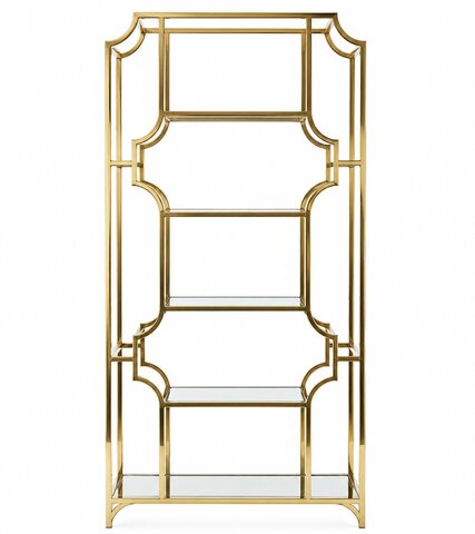 Bar Back - Ringling Arch - Gold Frame - Clear Top