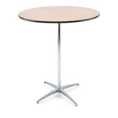 Cocktail Table - Wooden Top - 42'H