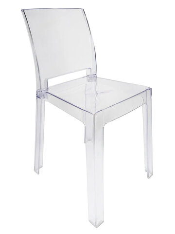 Casper Dining Chair - Ghost Plastic