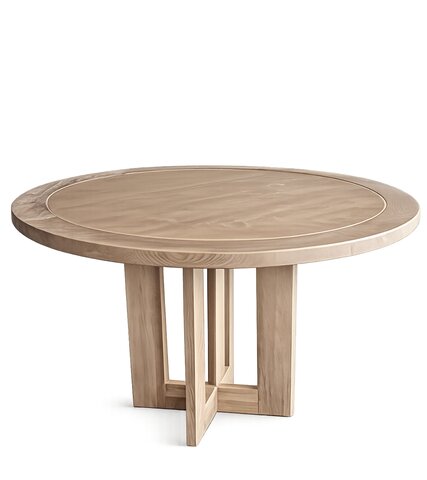 Hunter Round Dining Table - Ash Wood