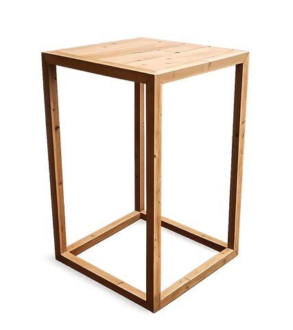 Cocktail Table - Hunter Square - Ash Wood Frame - Ash Wood Top