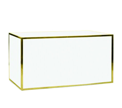 Bar - Ringling 6FT Straight - Gold Frame - White Top