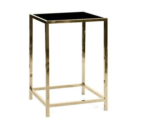Cocktail Table - Ringling - Gold Frame - Black Top