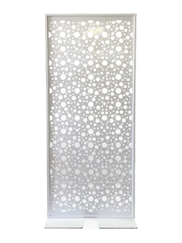 Room Divider - Ariel - White Frame