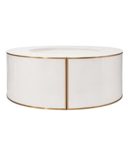 Bar - The Ringling Halo - Gold Frame - White Top