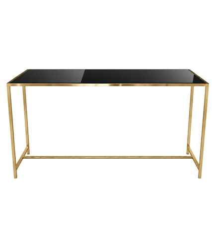 Communal Table - Ringling - Gold Frame - Black Top