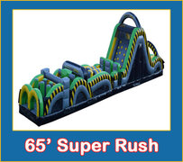 65' Super Rush Run N Slide