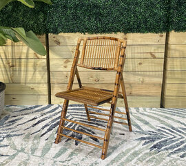Folding Chair - Bamboo Wood