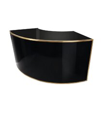 Bar - Ringling 1/4 Curve - Gold Frame - Black Top