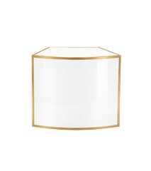 Bar - Ringling 1/8 Curve - Gold Frame - White Top