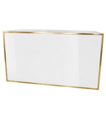 Bar - Ringling 6FT Straight - Gold Frame - White Top