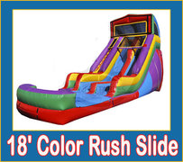 18' Color Rush Dual Lane Slide