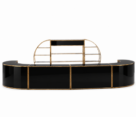 Bar - The Grand Pour - Gold Frame - Black Top