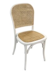 Harper Bent Cane Dining Chair - White Resin