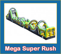 100' Mega Super Rush Run N Slide