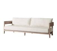 Outdoor Sofa - Hunter - Ash Wood Legs - Linen Fabric