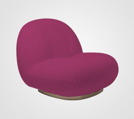 Side Chair - Pearl - Gold Legs - Berry Velvet
