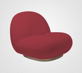 Side Chair - Pearl - Gold Legs - Crimson Velvet