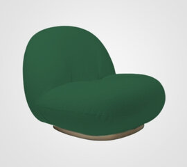 Side Chair - Pearl - Gold Legs - Emerald Velvet