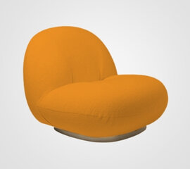 Side Chair - Pearl - Gold Legs - Rust Velvet