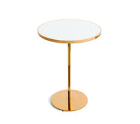 Cocktail Table - Porter - Gold Frame - White Top