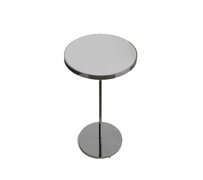 Cocktail Table - Porter - Silver Frame - White Top