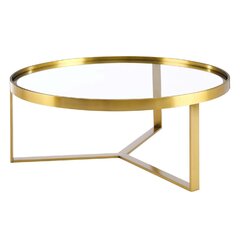 Coffee Table - Cooper - Gold Frame - Glass Top
