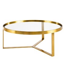Coffee Table - Cooper - Gold Frame - Glass Top