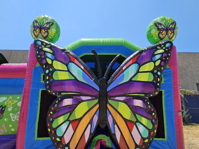 Butterfly Combo Bounce House
