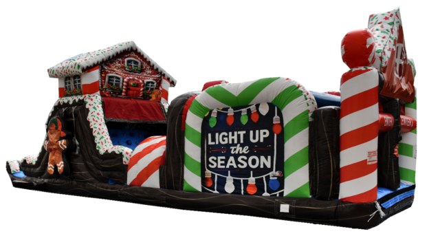 Gingerbread Obstacle Course Back View
