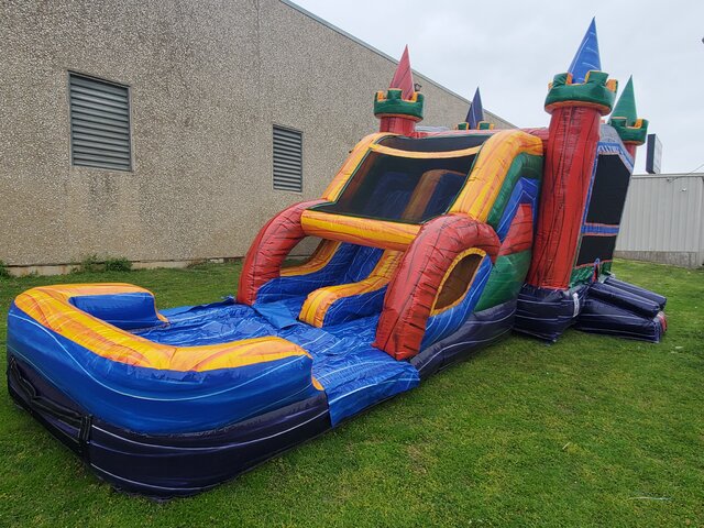 Let's Jump Marble Bounce House Combo