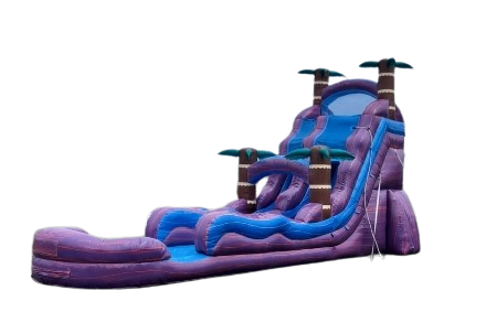 22ft Purple Hurricane Water Slide