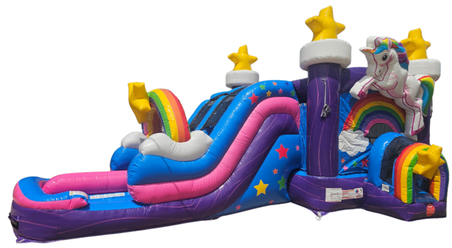 Unicorn Combo Water Slide