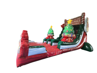 20ft Dual Christmas Slide