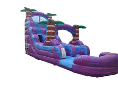18ft Purple Hurricane Water Slide