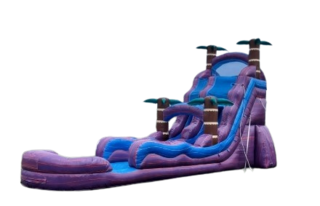 22ft Purple Hurricane Water Slide