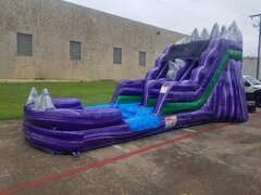 16ft Purple Crush Water Slide