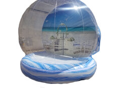 Wedding Human Snow Globe