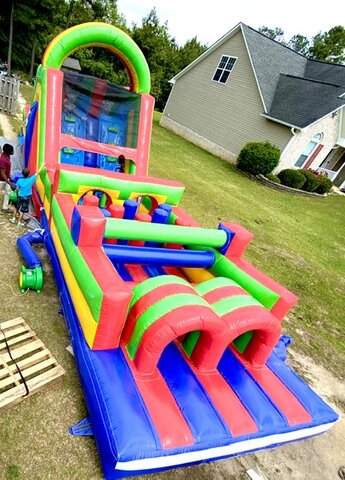 Ultimate Obstacle Course with Slide (Dry)