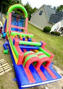 Ultimate Obstacle Course with Slide (Wet)