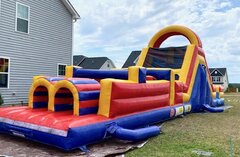 Extreme Obstacle Course with Slide (Wet)