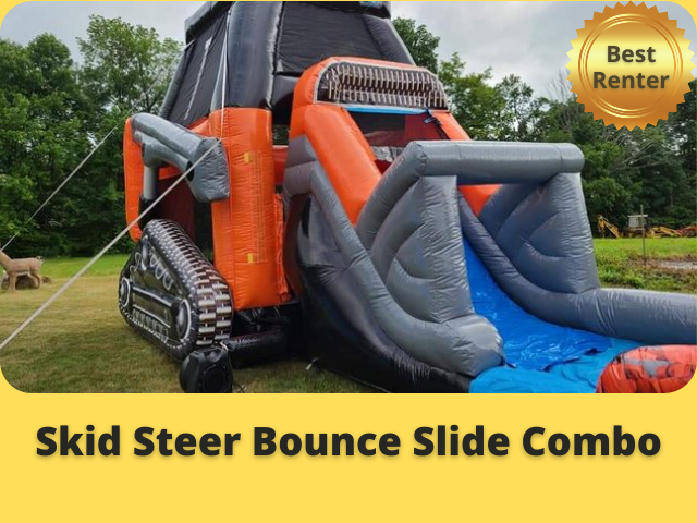 #1 Skid Steer Bounce House Combo in Houston