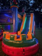 ELECTRIC Bounce House Slide Combo w/Lights & Music 